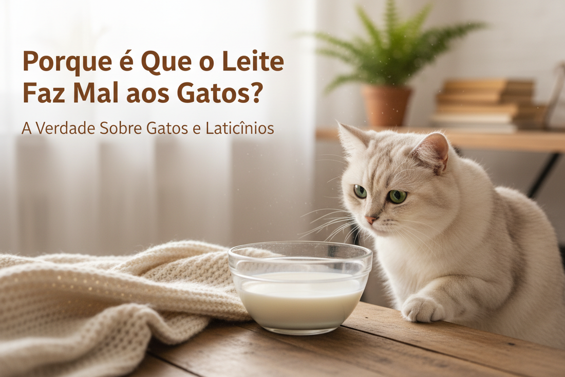 Porque é Que o Leite Faz Mal à Maioria dos Gatos (Sim, É Verdade!)