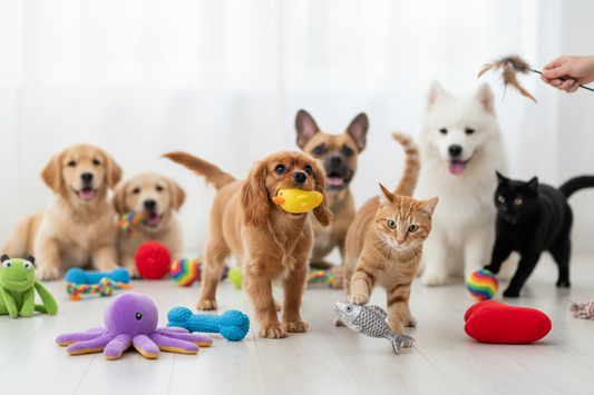 Como Escolher os Melhores Brinquedos para Cães e Gatos em 2026