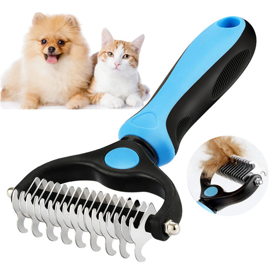 Escova Profissional para Remoção de Pelo de Cães e Gatos - Grooming Versátil