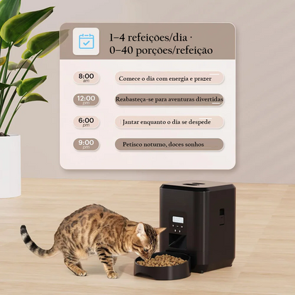 Comedouro Inteligente para Pets - Wi-Fi e Controle por Botão